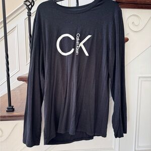 Calvin Klein Black Long Sleeve Tee